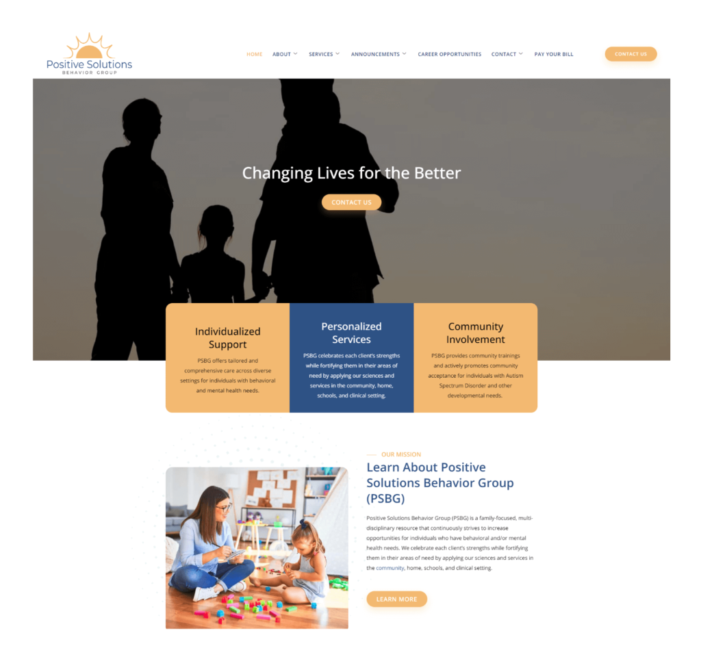 Positive Solutions Behavior Group