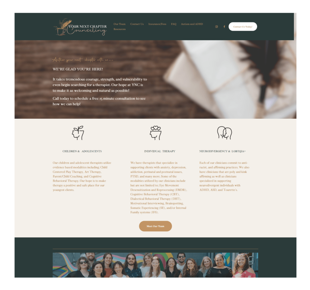 Your Next Chapter Counseling