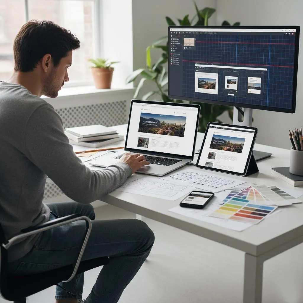 Modern website design approach for therapists and mental health professionals