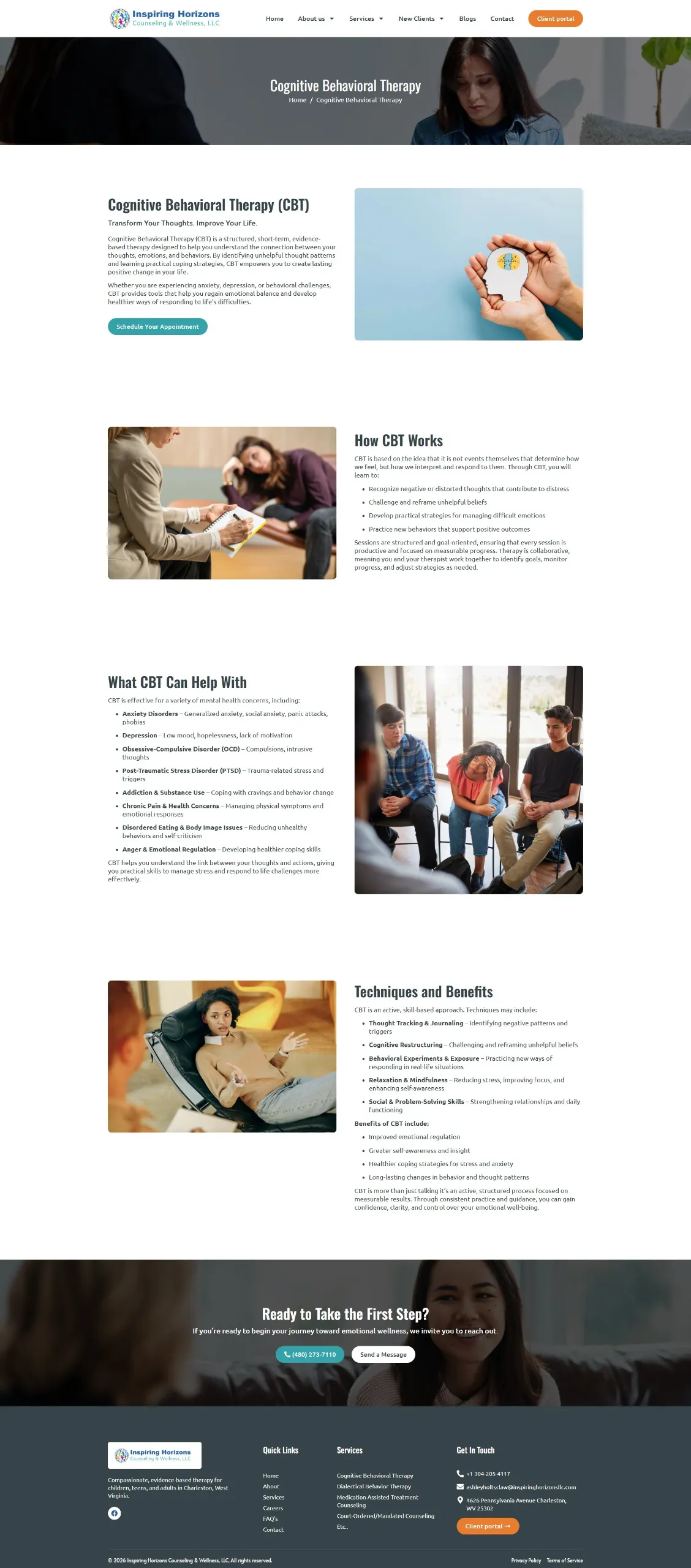 Inspiring Horizons Counseling Service Details Page