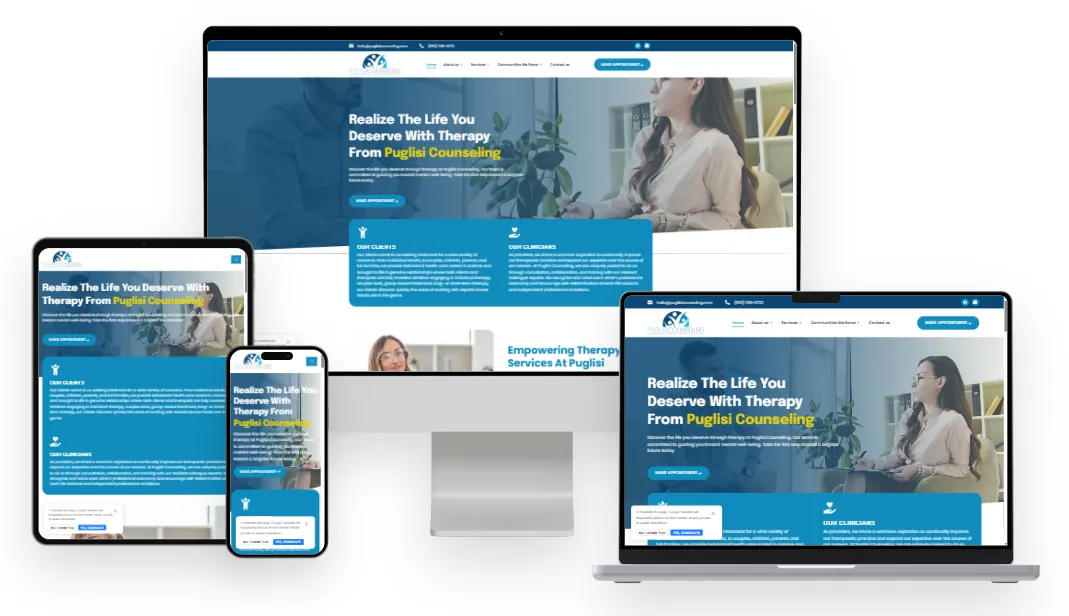 Puglisi Counseling website redesign