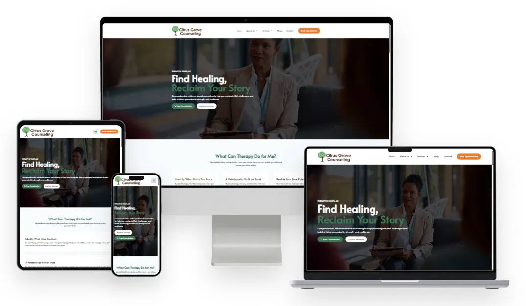 Citrus Grove Counseling website design
